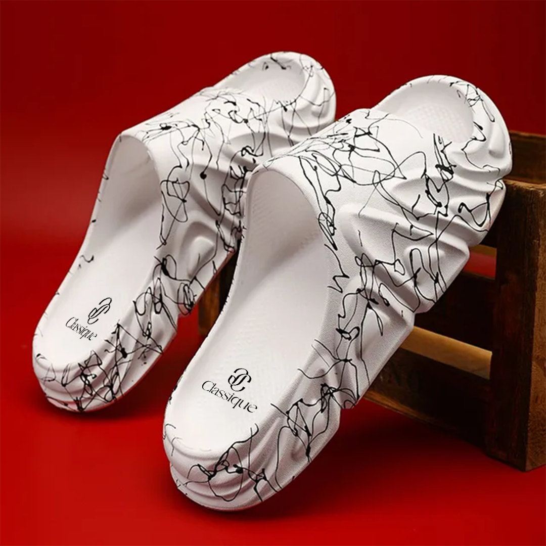 Printed Design Slippers