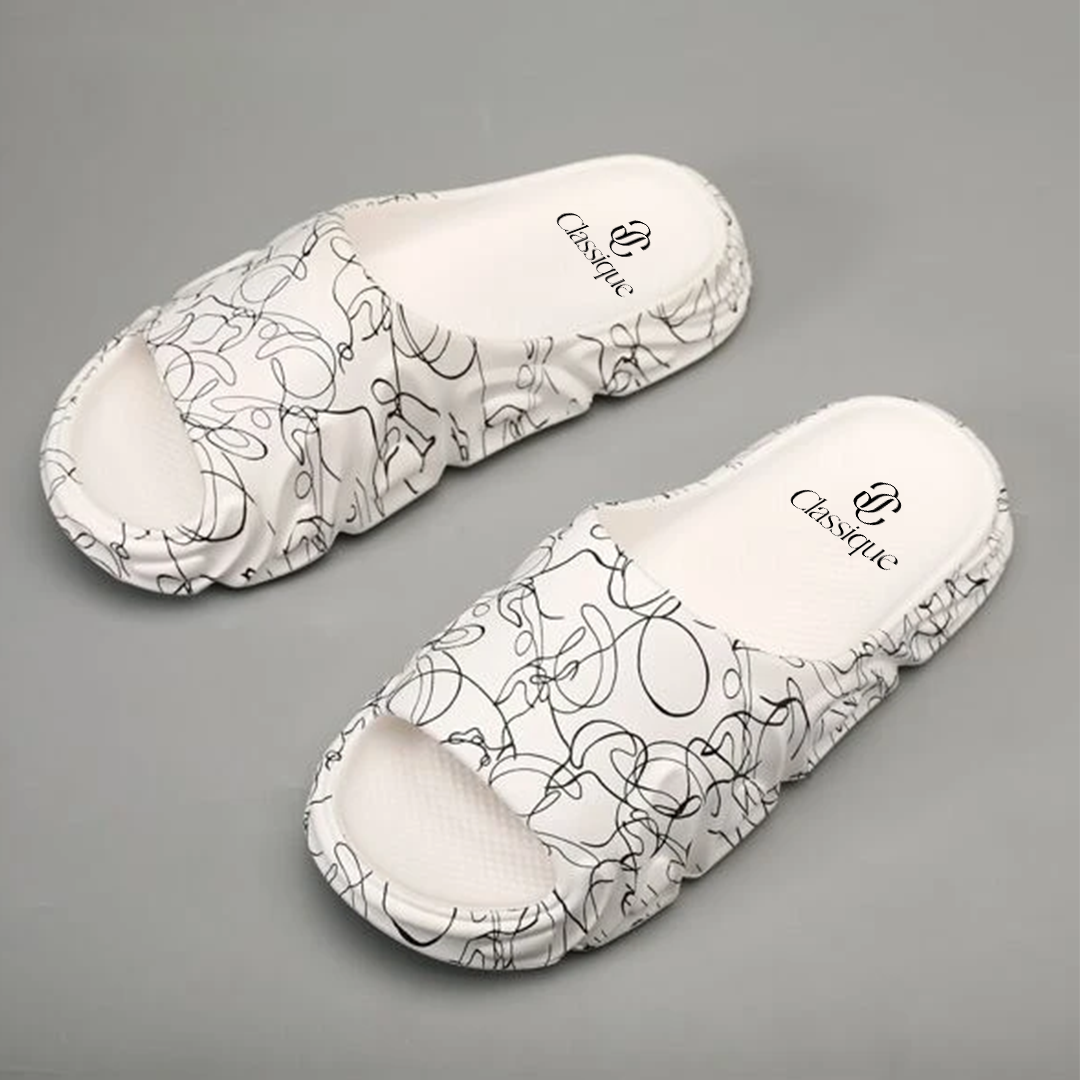 Printed Design Slippers