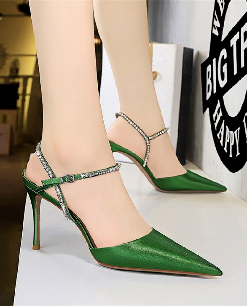 Party Thin  Heels- Green