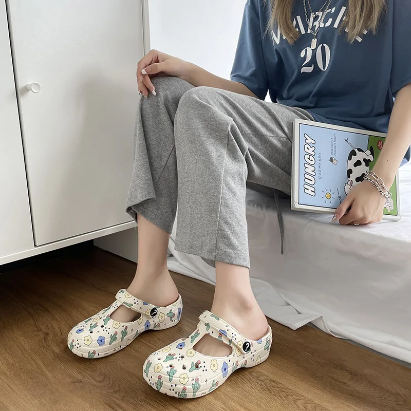 Cactus Cozy Clog Slip Ons